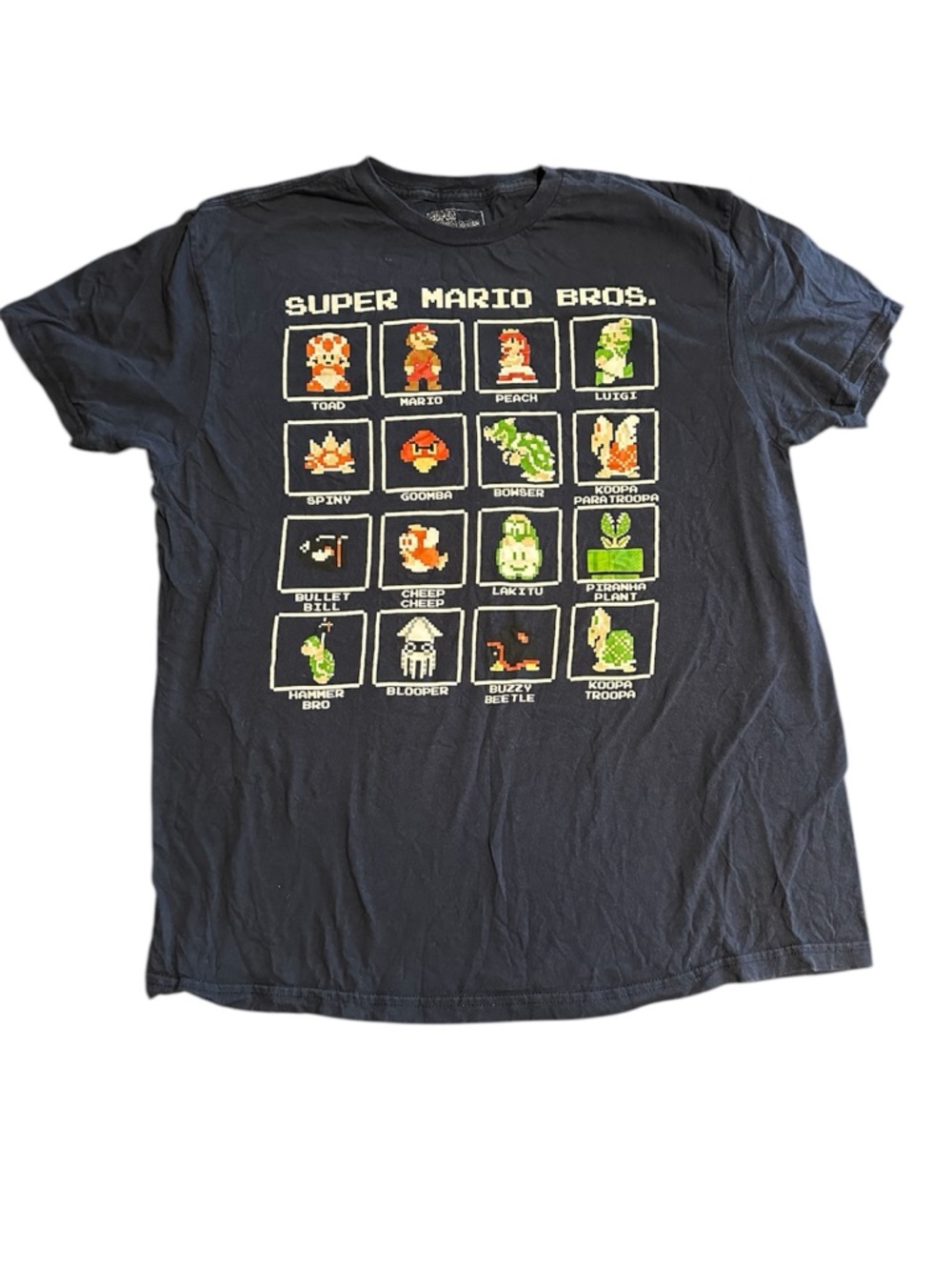 Super Mario Bros. Pixel Characters Tee